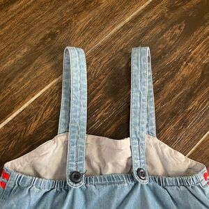 Hanna Andersson Denim Blue Kids Overalls
